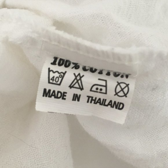 White Maiden Flowy Cotton Handkerchief Dress - Picture 6 of 15